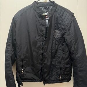 Excellent used condition, Harley Davidson motorcycle jacket, black size M